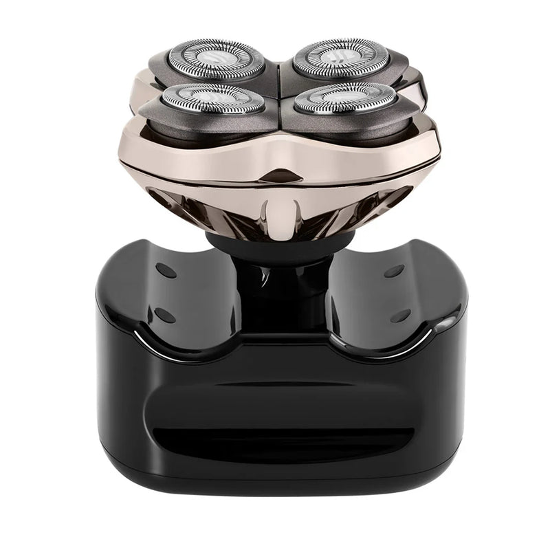 Afeitadora de cabeza y rostro Pitbull Gold PRO GX5| Versión 2025 | Mejorada con cuchilla PRO de 4 cabezales