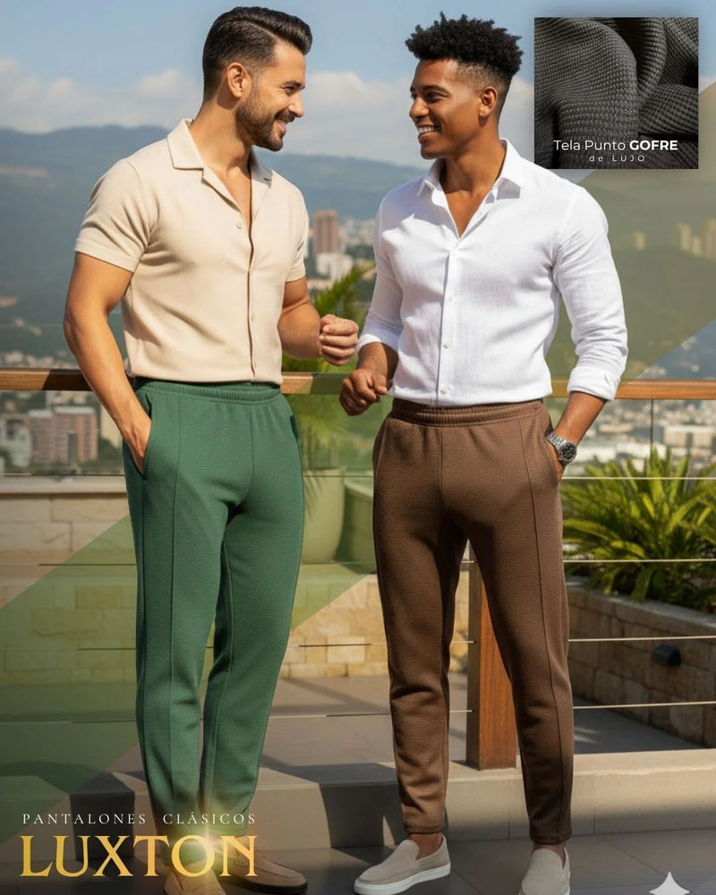 Pantalones Luxton Clasicos I Textura Premium