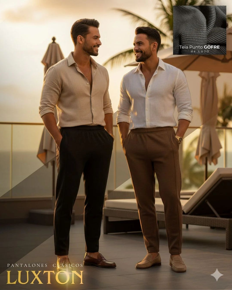 Pantalones Luxton Clasicos I Textura Premium