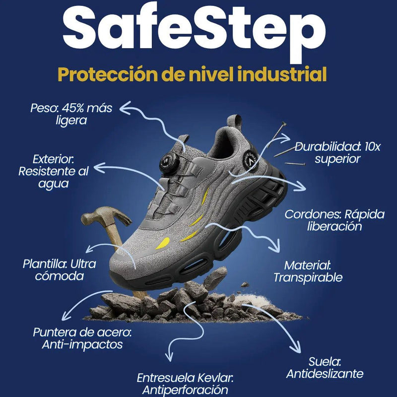 Zapatillas de Seguridad con Puntera de Acero Indestructible™