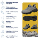 Zapatillas de Seguridad con Puntera de Acero Indestructible™